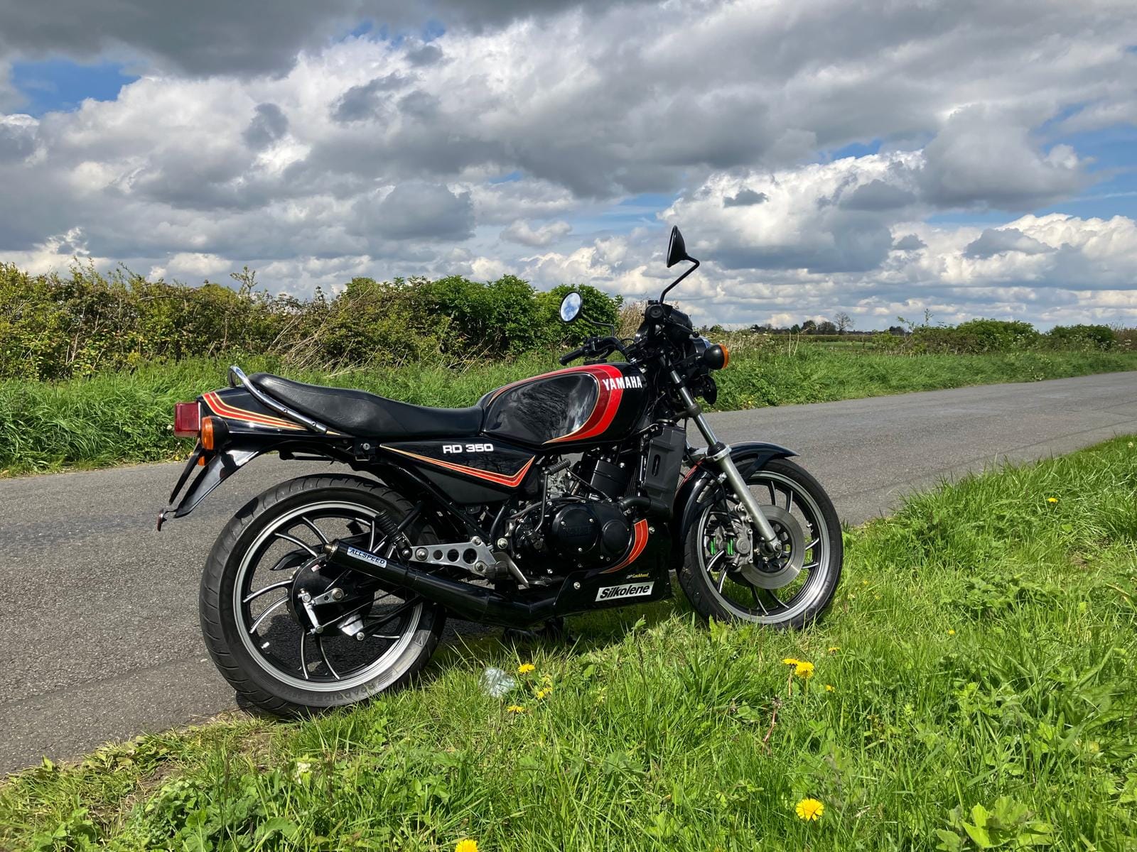 Motorcycle ready for collection